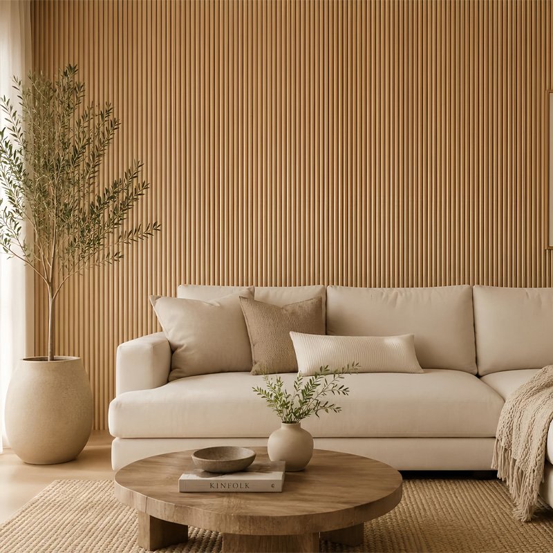 Fluted Wall Panel for Living Room Solutions