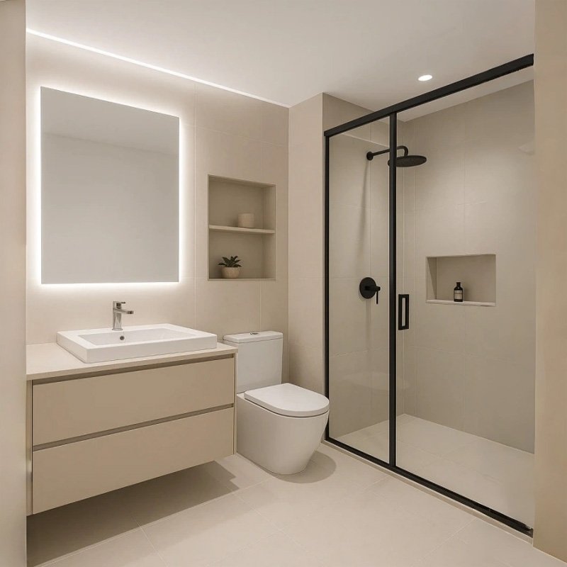 Shower Wall Panel for Hotel & Commercial Projects