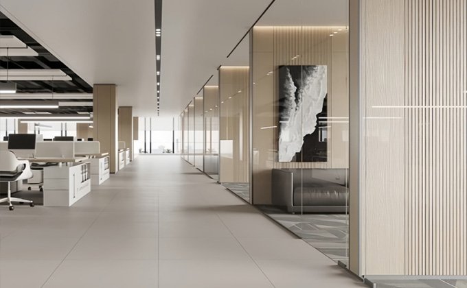 Commercial & Office WPC Wall Panel Solution
