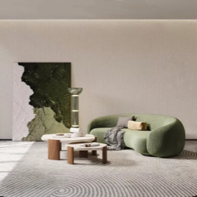 Fabric Wallcovering Solution for Apartment