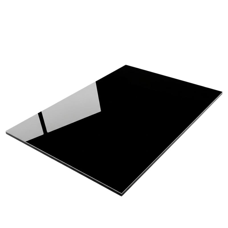 High Gloss Black Wall Panel