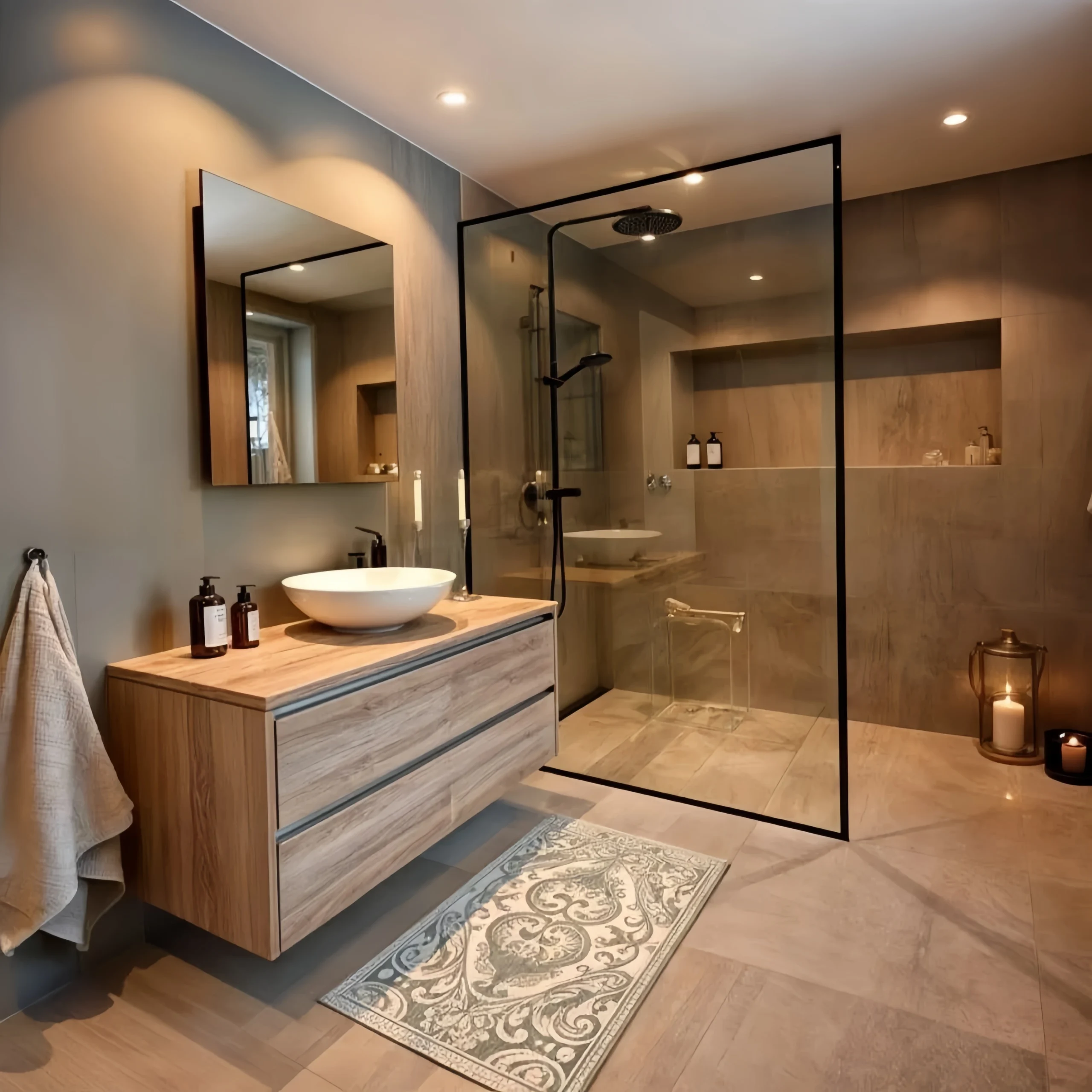 Shower Wall Panel for Residential Bathrooms & Shower Rooms