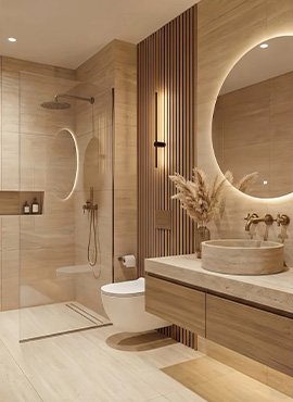 Stone Effect Shower Wall Panels for Resort