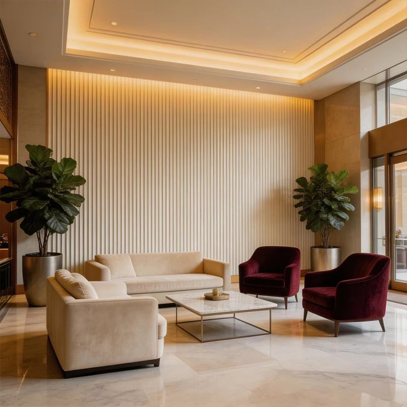 White Wall Panel for villa