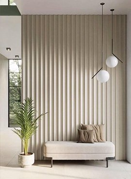 Fluted Wall Panel for Lobby