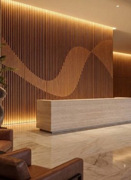 WPC Wall Panel for Commercial Spaces