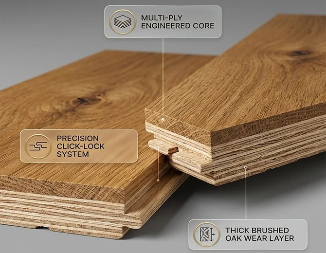 wooden flooring structure