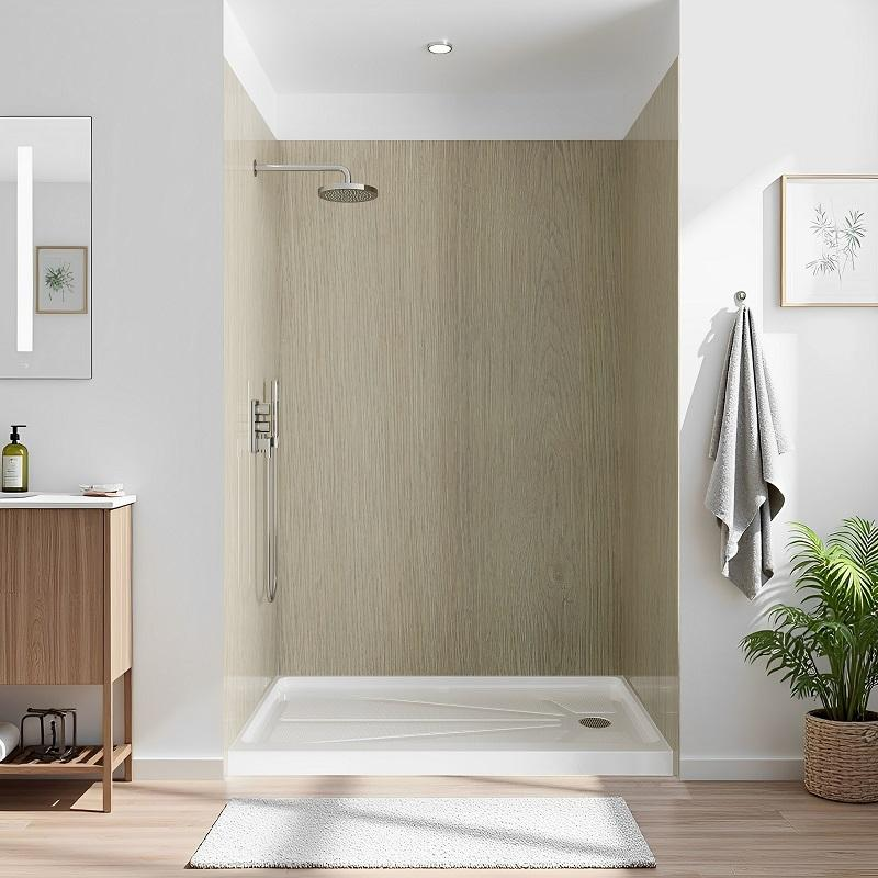 Wood Grain Bathroom Wall Panels