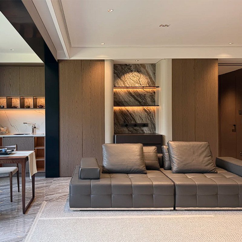Open-Plan Living Room Panels