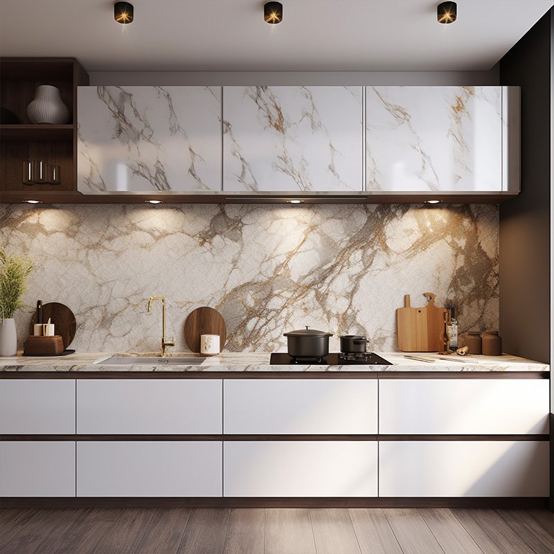 SPC kitchen wall panels