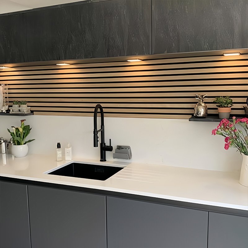 Wooden Kitchen Wall Panels