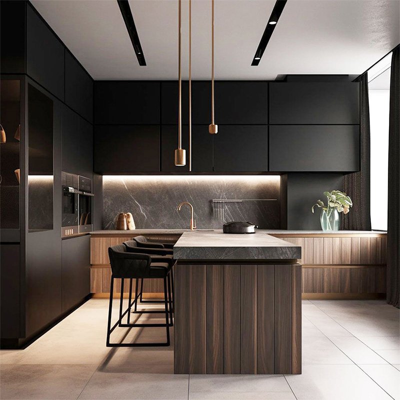 Complete kitchen wall panel solutions for various project needs