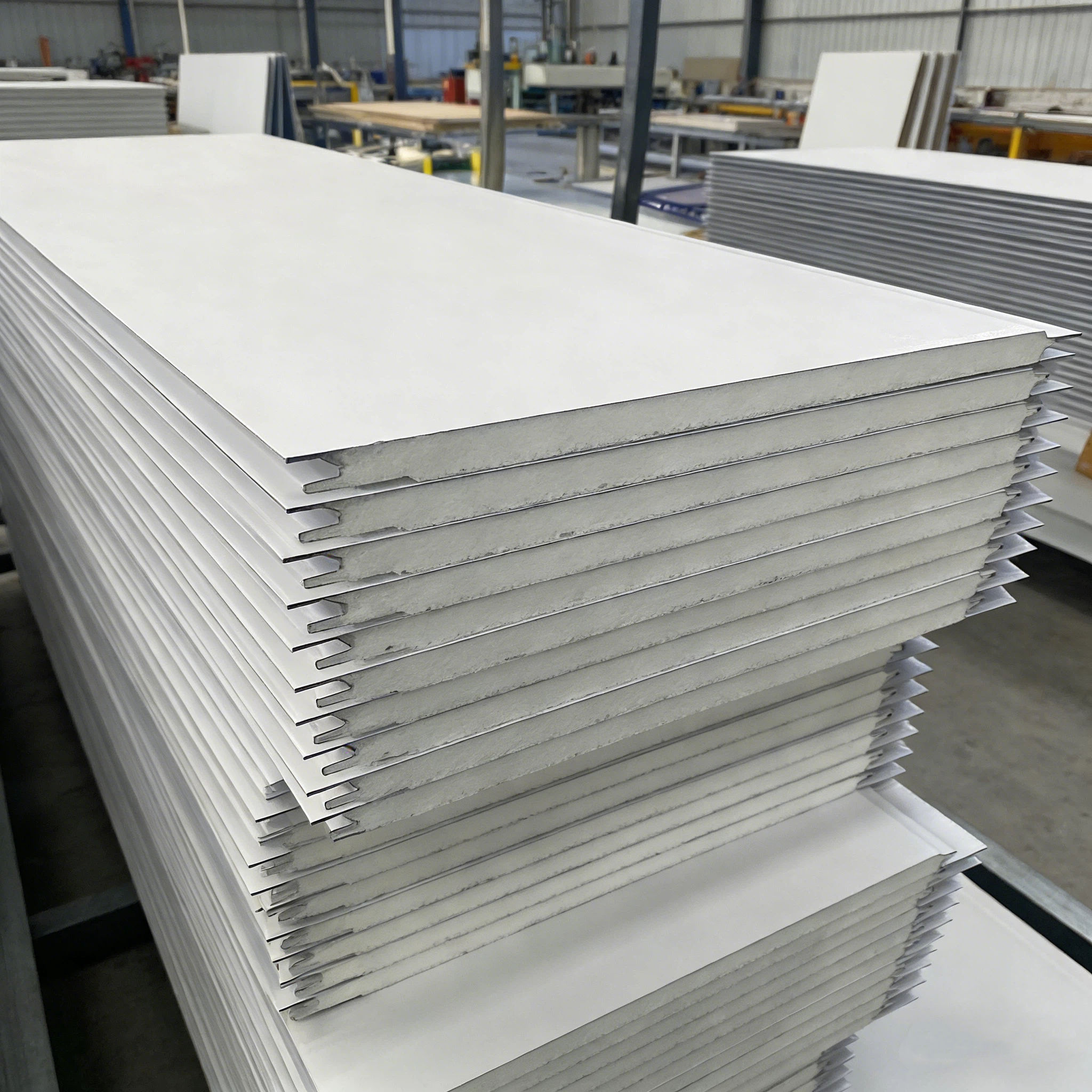 PU Insulation Outdoor Warehouse Bathroom Wall Aluminum Panel Acoustic Panel Sandwich Panel